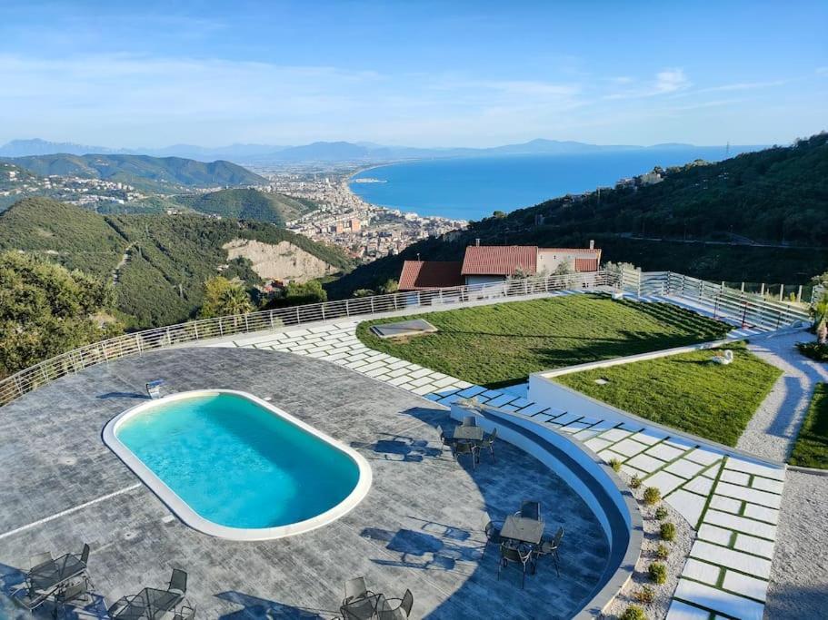 Appartamento Emma Con Piscina - Vista Mare"Tenuta Croce" Salerno Eksteriør bilde